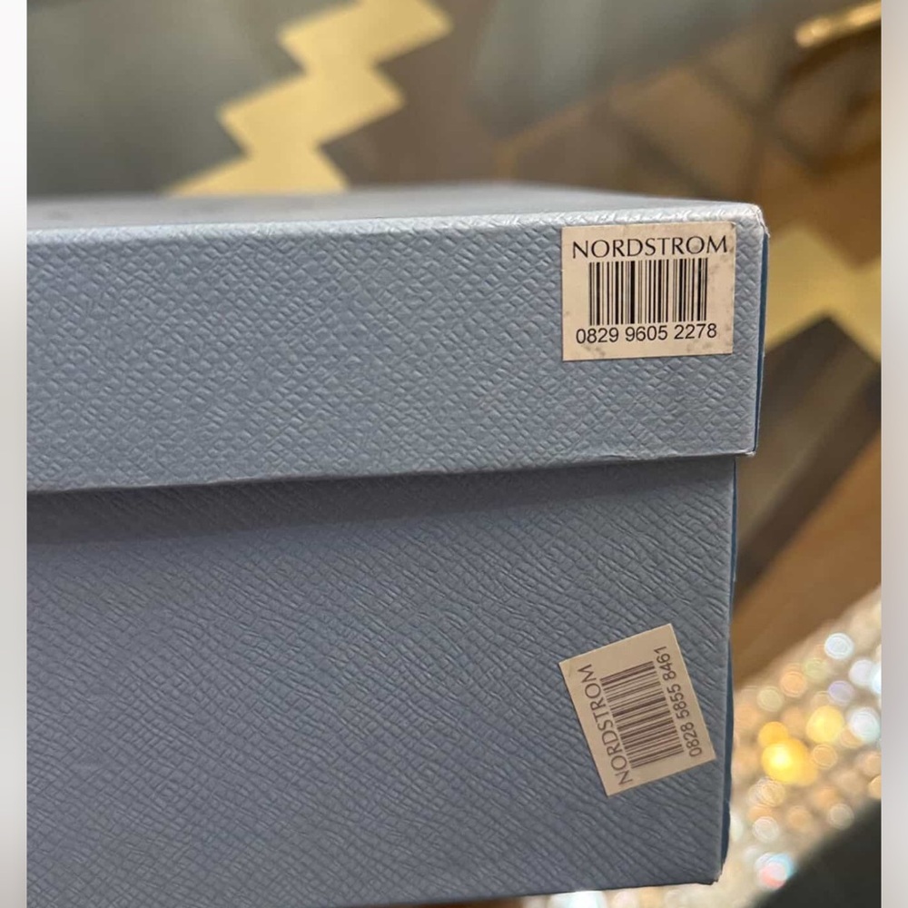 Prada Cream Leather Slide Mules with Logo - Picture 6 of 8